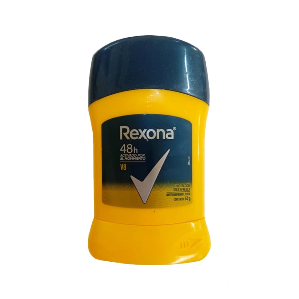 Desodorante en barra para hombre V8 Rexona (45 g / 1.58 oz) - Imagen 1