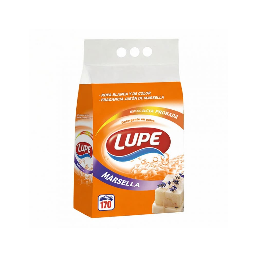 Detergente en polvo Marsella Lupe (10 kg / 22 lb) - Miniatura 1