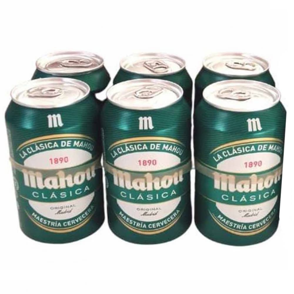 Cerveza clásica Mahou (6 x 330 ml) - Imagen 1