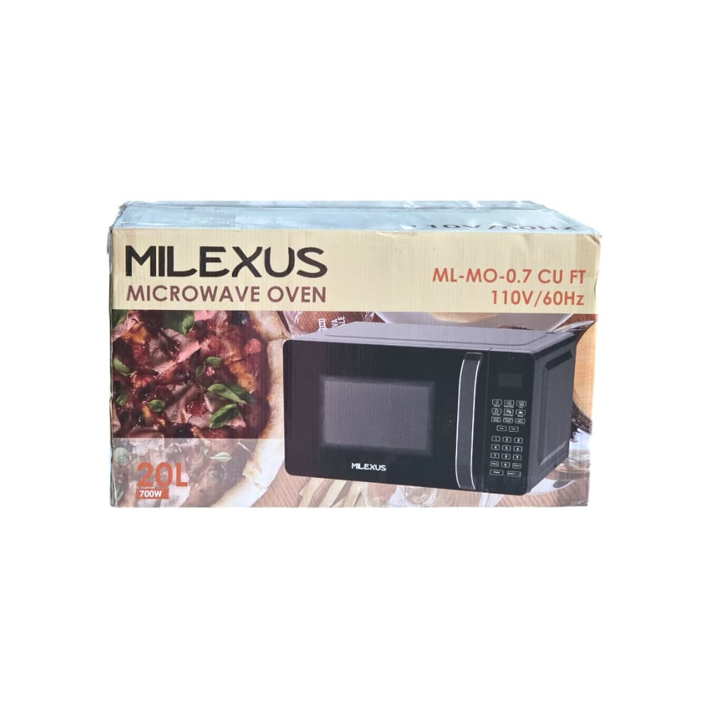 Horno microondas de 20 L color negro Milexus ML-MO-0.7 - Miniatura 3