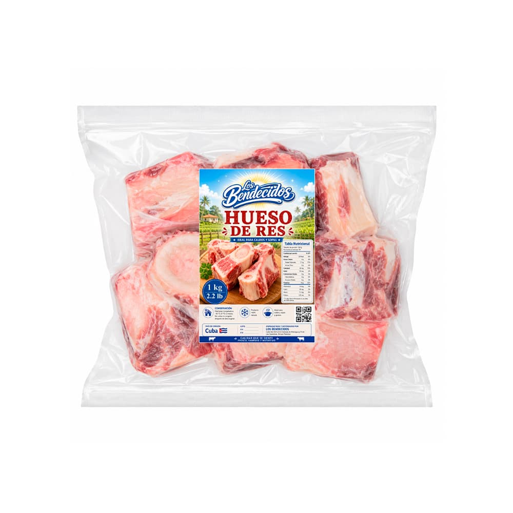 Huesos de res Los Bendecidos (1 kg / 2.2 lb) - Miniatura 1