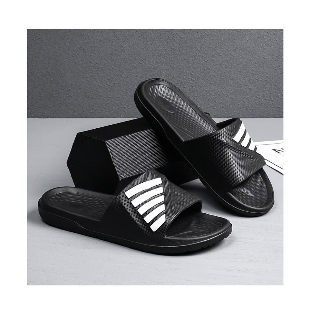 Chancleta de pala color negra para hombre Match (Talla 45) - Miniatura 2