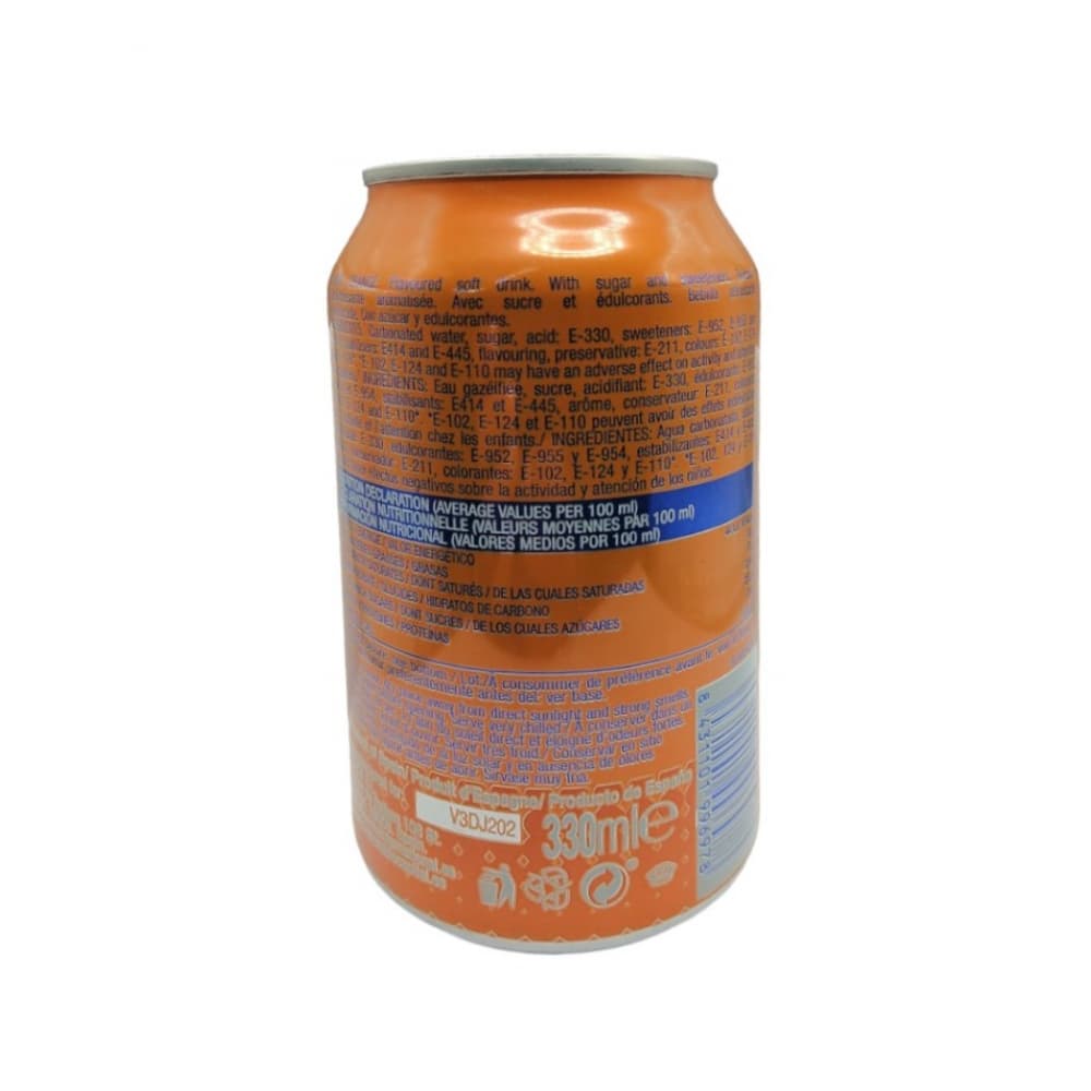 Refresco gaseado de naranja Santa (12 x 330 ml) - Miniatura 2