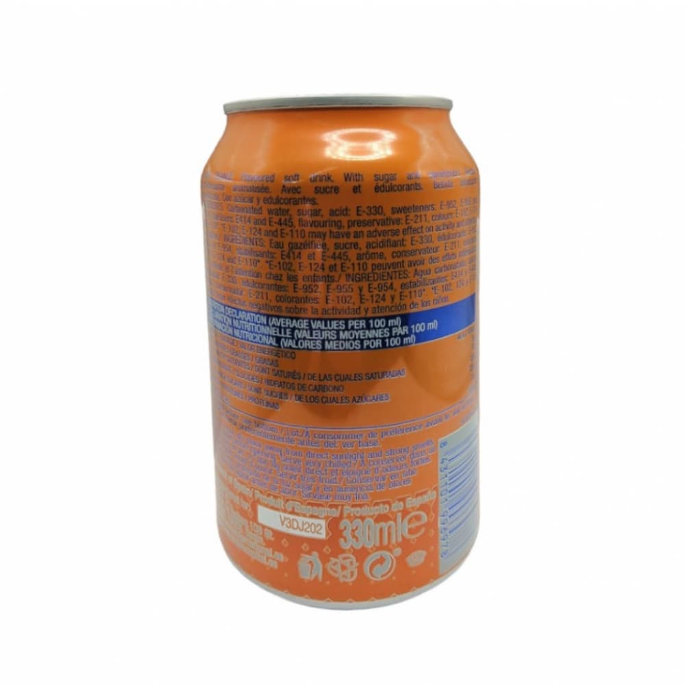 Refresco gaseado de naranja Santa (24 x 330 ml) - Miniatura 2