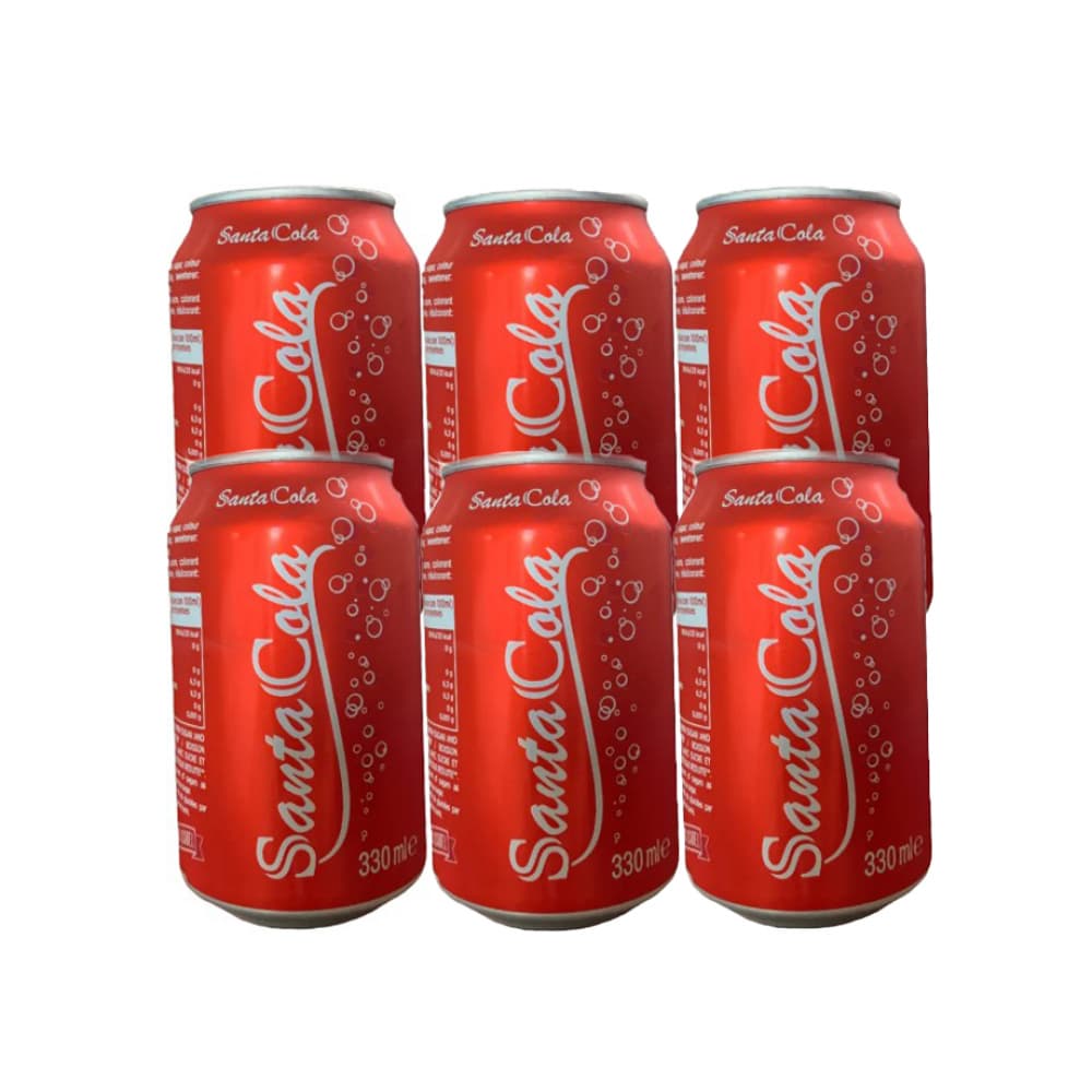 Refresco gaseado de cola Santa (6 x 330 ml) - Imagen 1