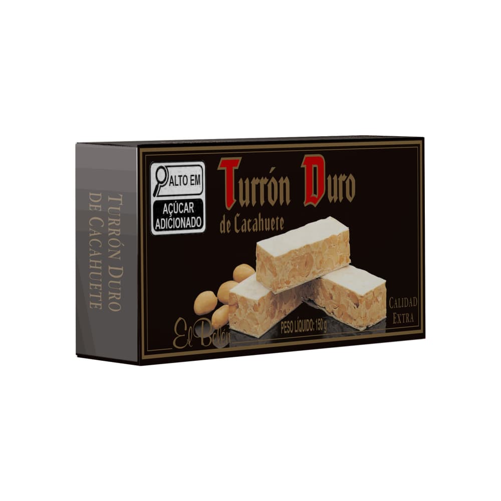 Turrón de cacahuete El Belén (150 g / 5.3 oz) - Imagen 1