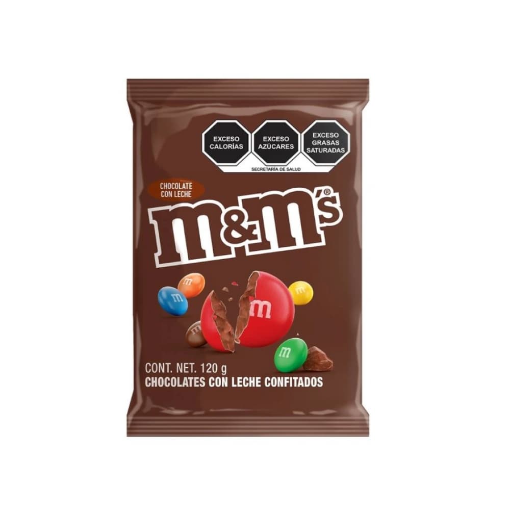 Chocolates con leche confitados M&M's (120 g / 4.23 oz) - Imagen 1