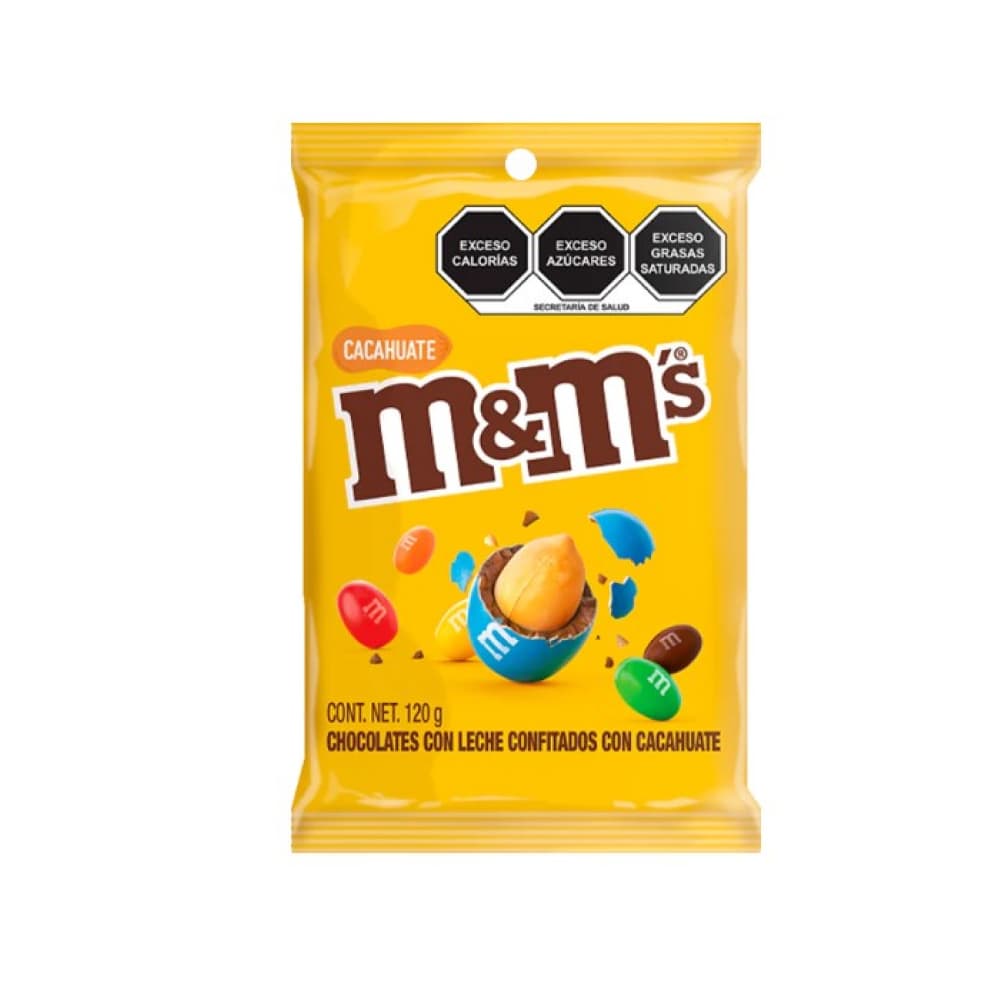 Chocolate leche confitados cacahuate M&M's (120 g / 4.23 oz) - Imagen 1