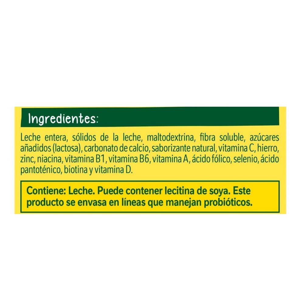 Alimento en polvo a base de leche Nido FortiCrece Nestlé (480 g / 1.06 lb) - Miniatura 3