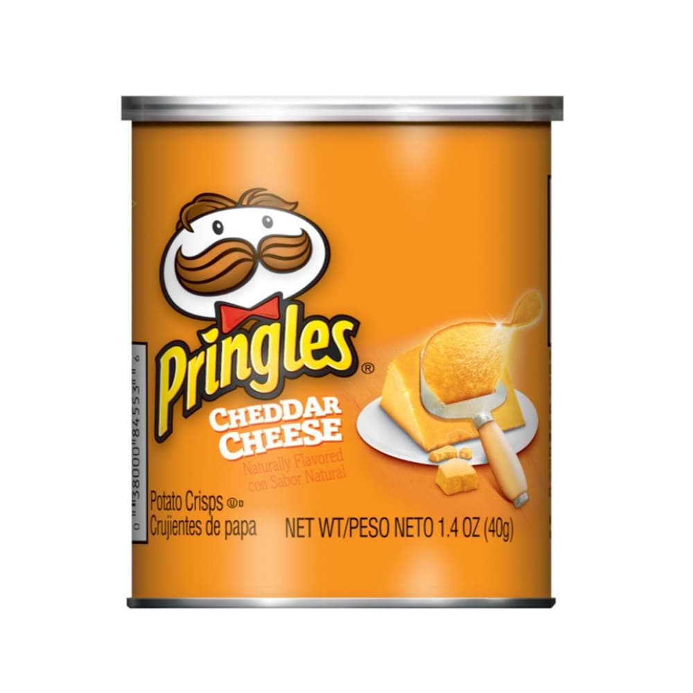 Papas fritas sabor queso cheddar Pringles (40 g / 1.41 oz) - Imagen 1