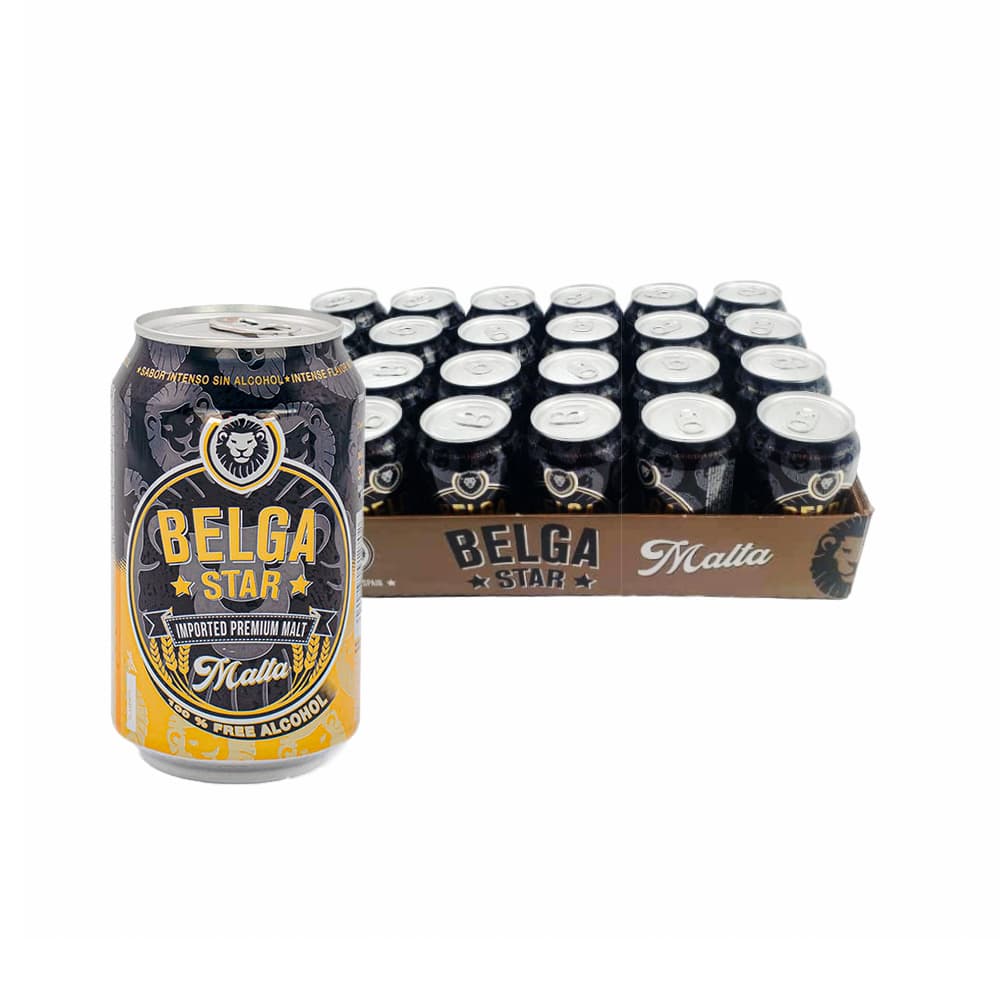 Malta Belga Star (24 x 330 ml) - Miniatura 1