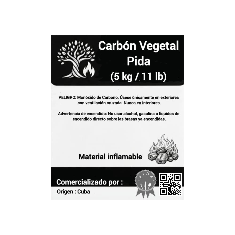 Carbón vegetal Pida (5 kg / 11 lb) - Miniatura 3