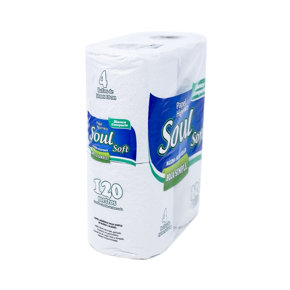Papel sanitario Soul soft (4 x 4 U) - Miniatura 3