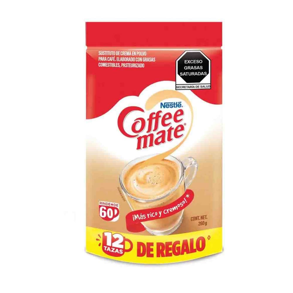 Sustituto de crema para café en polvo Coffee Mate Nestlé (260 g / 9.17 oz) - Imagen 1
