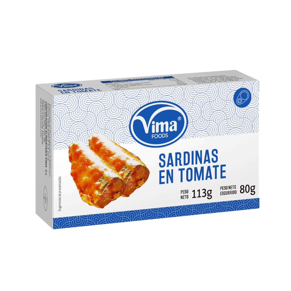 Sardinas en tomate Vima Foods (113 g / 3.98 oz) - Imagen 1