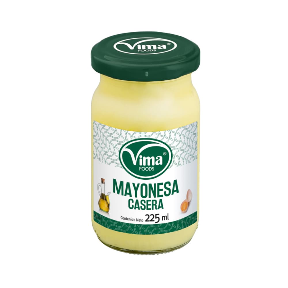 Mayonesa casera Vima Foods (225 ml) - Imagen 1