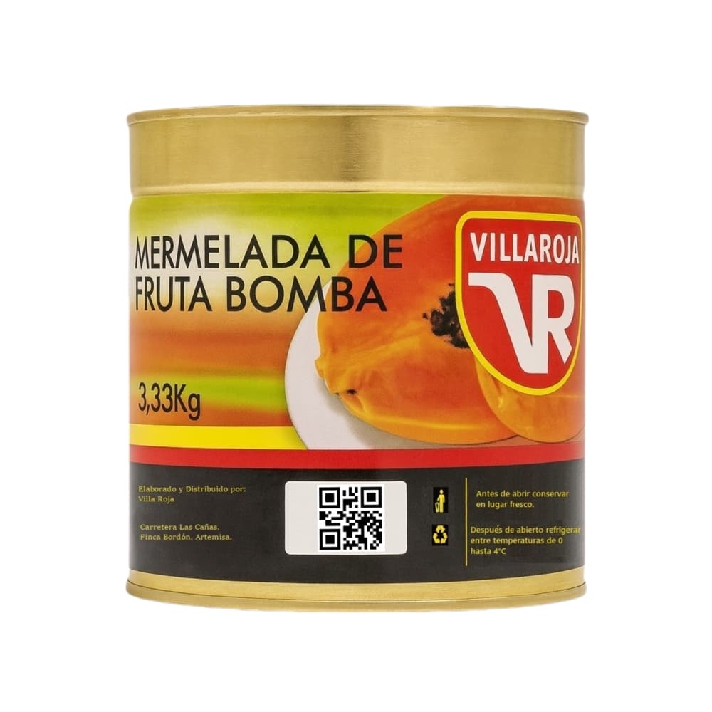 Mermelada de fruta bomba Villaroja (3.3 kg / 7.28 lb) - Imagen 1