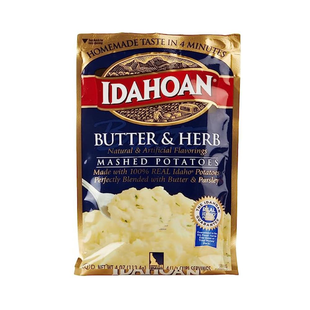Puré de papas con mantequilla y perejil Idahoan (113.4 g / 4 oz) - Imagen 1