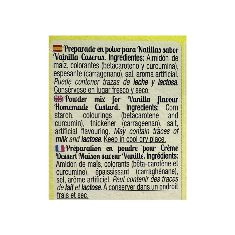 Natilla casera sabor vainilla Calnort (120 g / 4.23 oz) - Miniatura 4