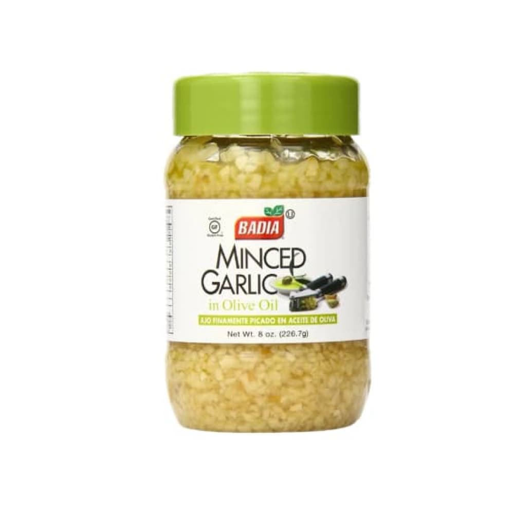 Ajo finamente picado en aceite de oliva Badia (226.7 g / 8 oz) - Imagen 1