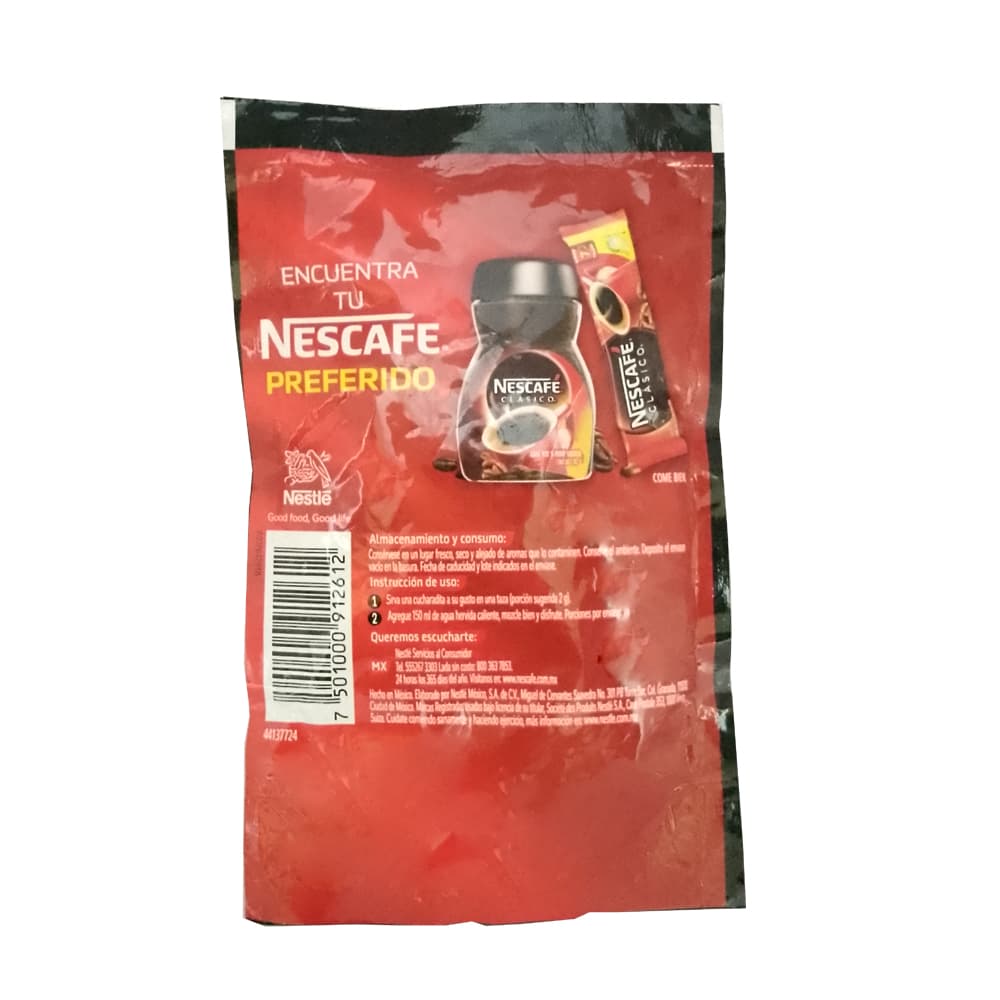 Café 100% puro soluble Nescafé (28 g) - Miniatura 2