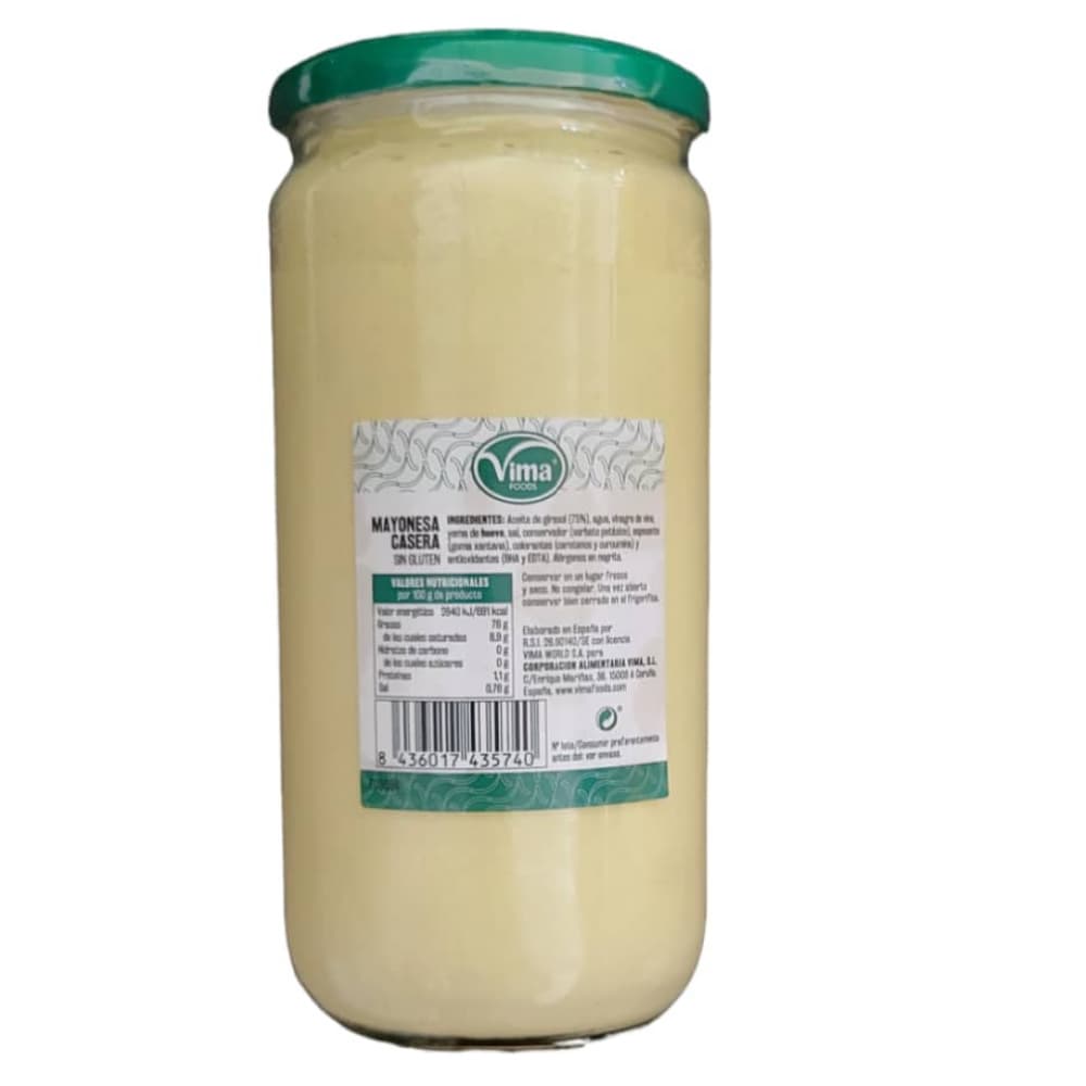 Mayonesa casera Vima Foods (700 ml) - Miniatura 2