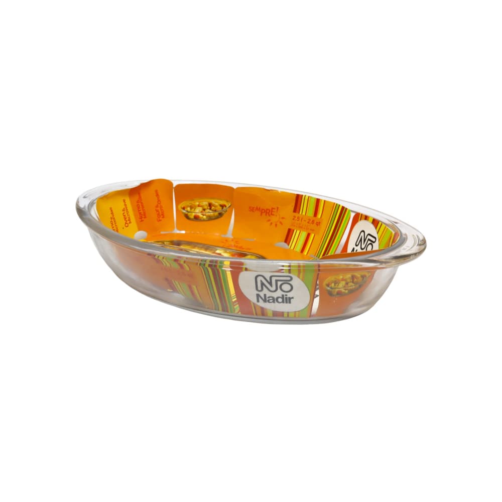 Fuente de cristal ovalada 2.5 L Nadir - Miniatura 3