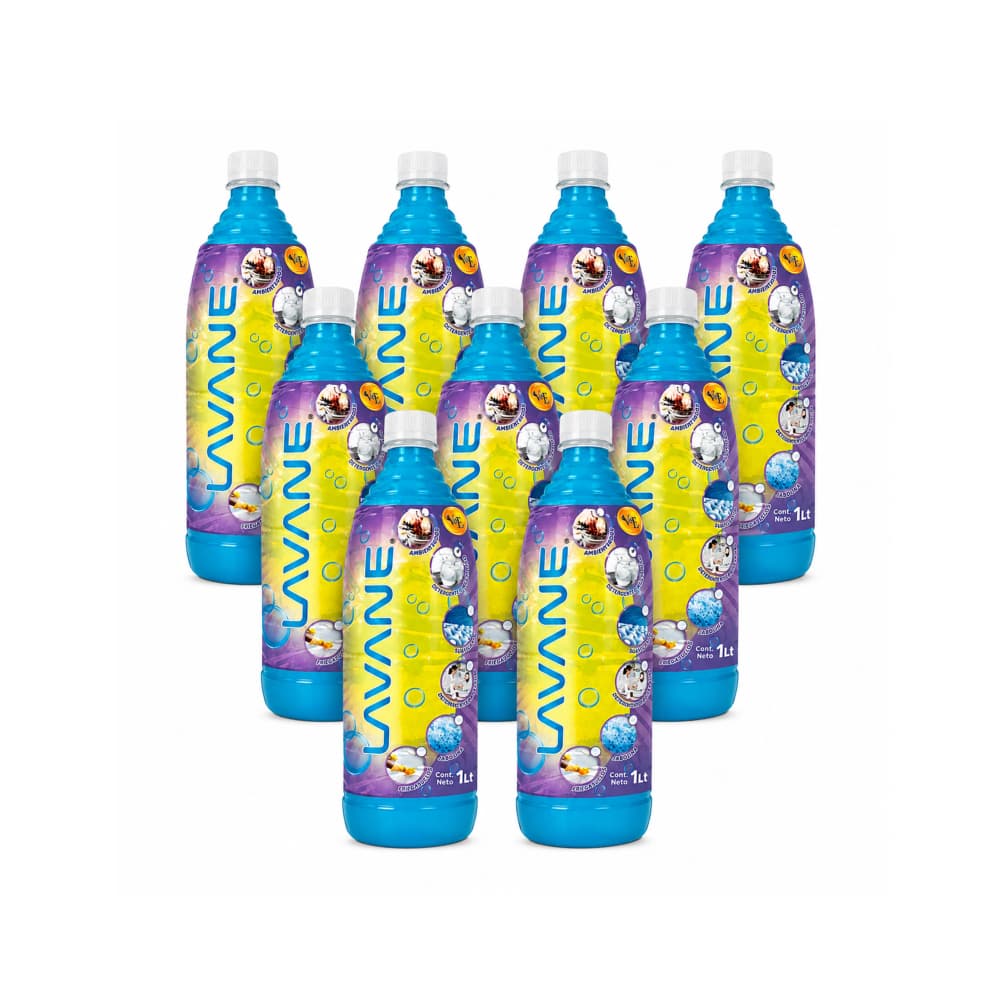 Detergente líquido multiuso Lavane (9 x 1 L) - Miniatura 1