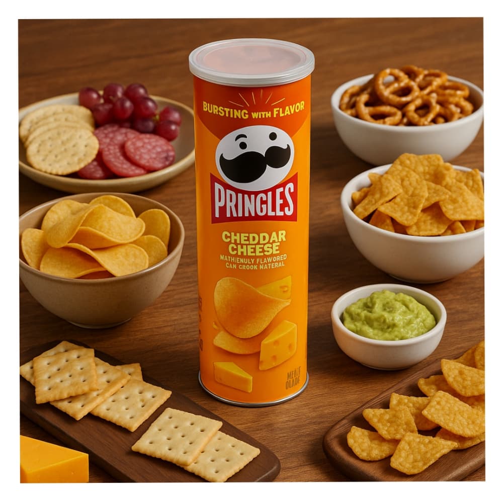 Papas sabor queso cheddar Pringles (158 g / 5.57 oz) - Miniatura 2