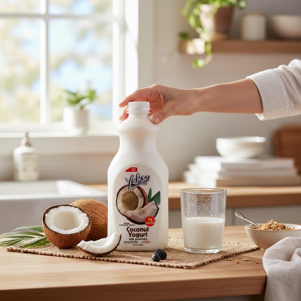 Yogurt de coco con probióticos Yokey (1.54 L) - Miniatura 4
