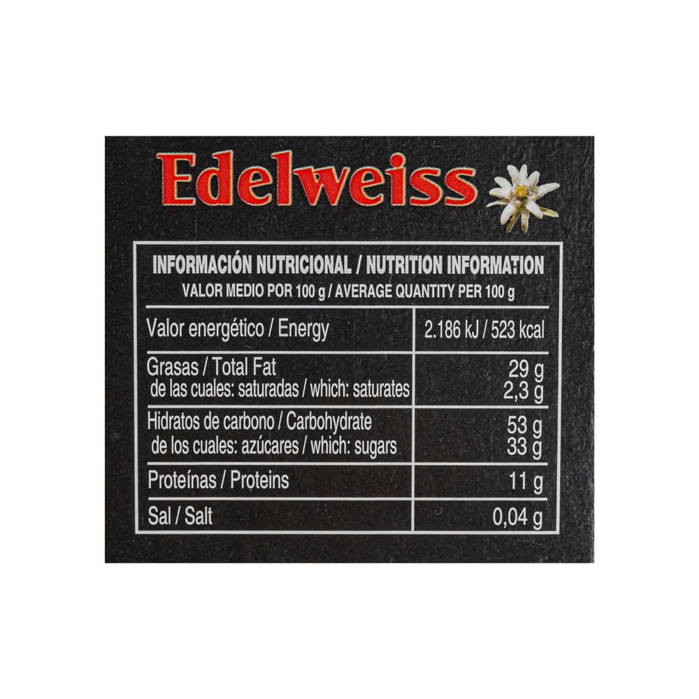 Turrón de crema de almendras calidad extra Edelweiss (150 g / 5.29 oz) - Miniatura 3