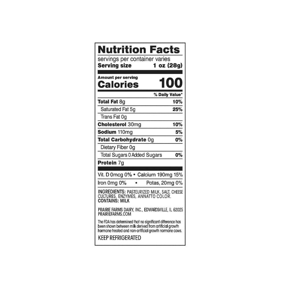 Queso tipo gouda Prairie Farms (2.5 kg / 5.5 lb) - Miniatura 2