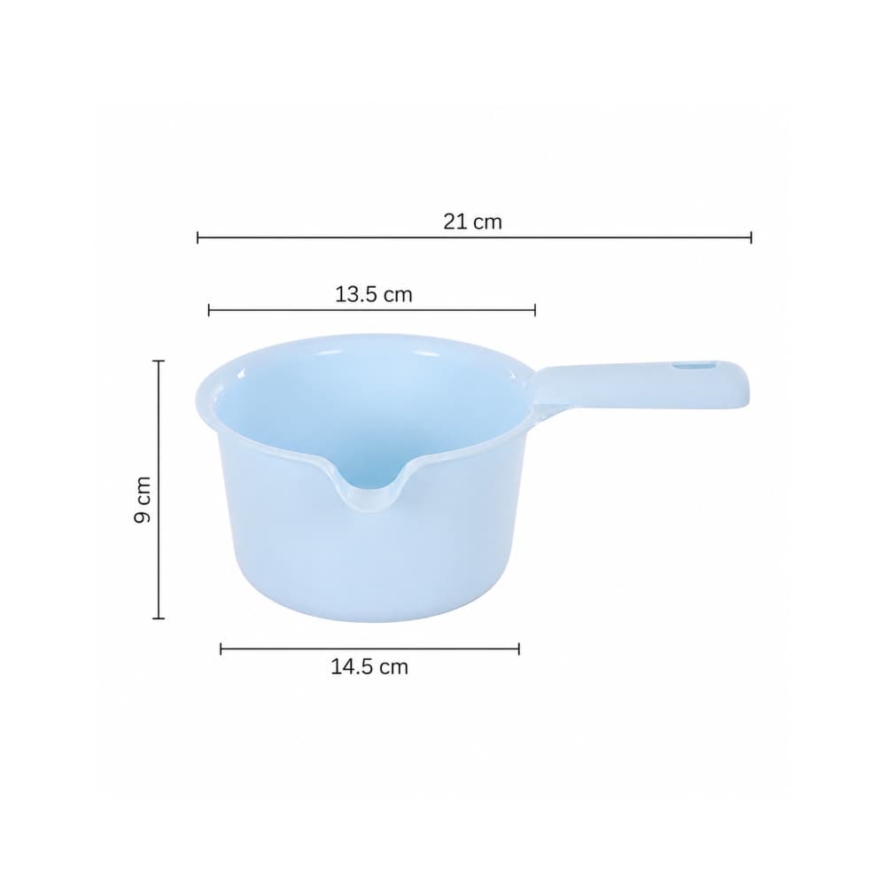 Cazo plástico para microondas color azul 500 ml Casa y Menaje - Miniatura 2