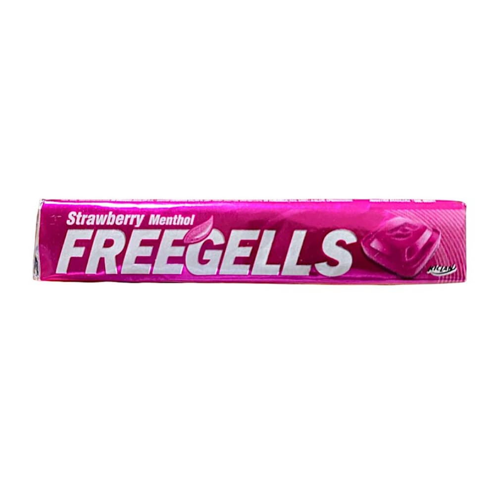 Caramelo duro sabor a fresa y mentol Freegells (12 x 27.9 g) - Miniatura 2