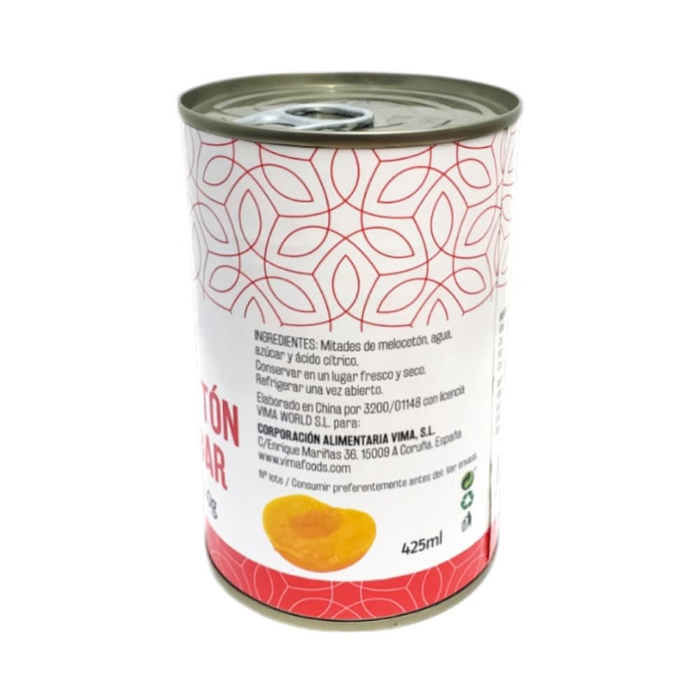 Melocotón en almibar Vima Foods (425 g / 14.99 oz) - Miniatura 3