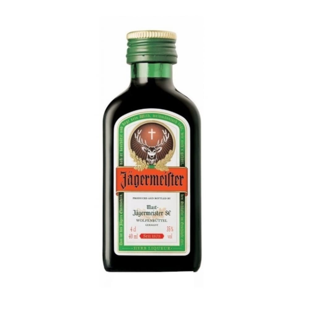 Licor de hierbas endulzado Jagermeister (40 ml) - Imagen 1