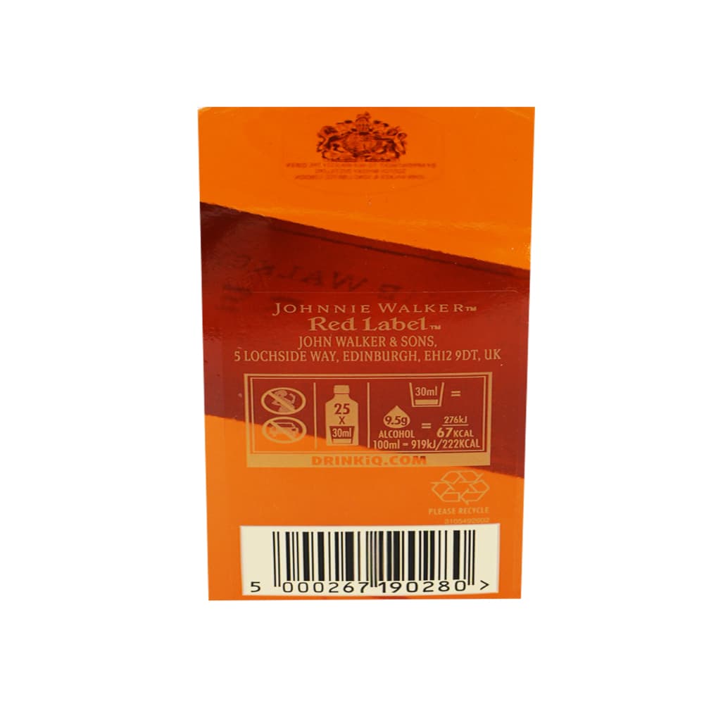Whisky red label Johnnie Walker (750 ml) - Miniatura 3