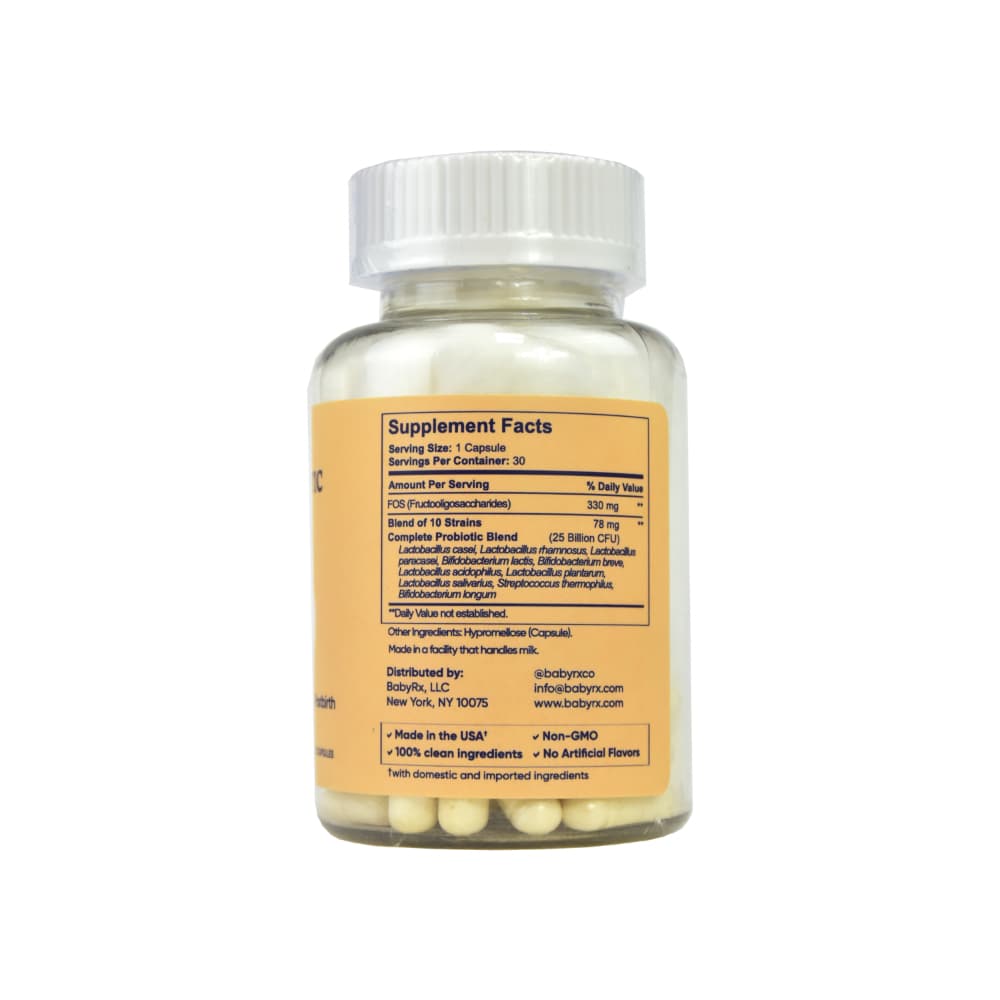 Suplemento dietético probiótico completo BabyRx (30 cápsulas) - Miniatura 2