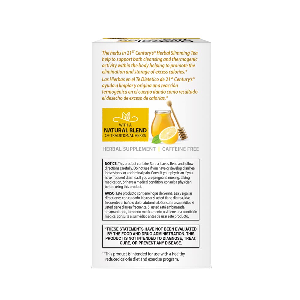 Té adelgazante a base de hierbas miel y limón (48 g / 1.7 oz) - Miniatura 3