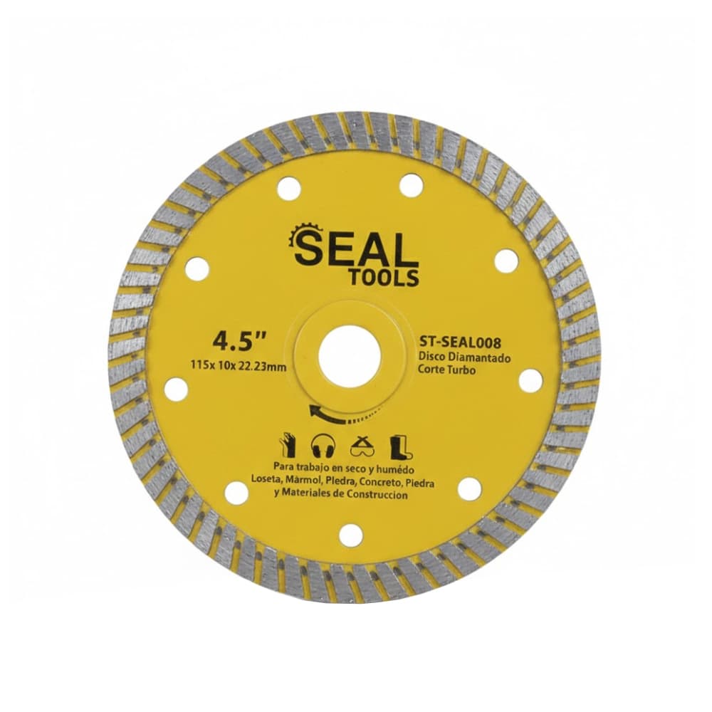 Disco de corte diamantado de 115 mm Seal Tools - Miniatura 1