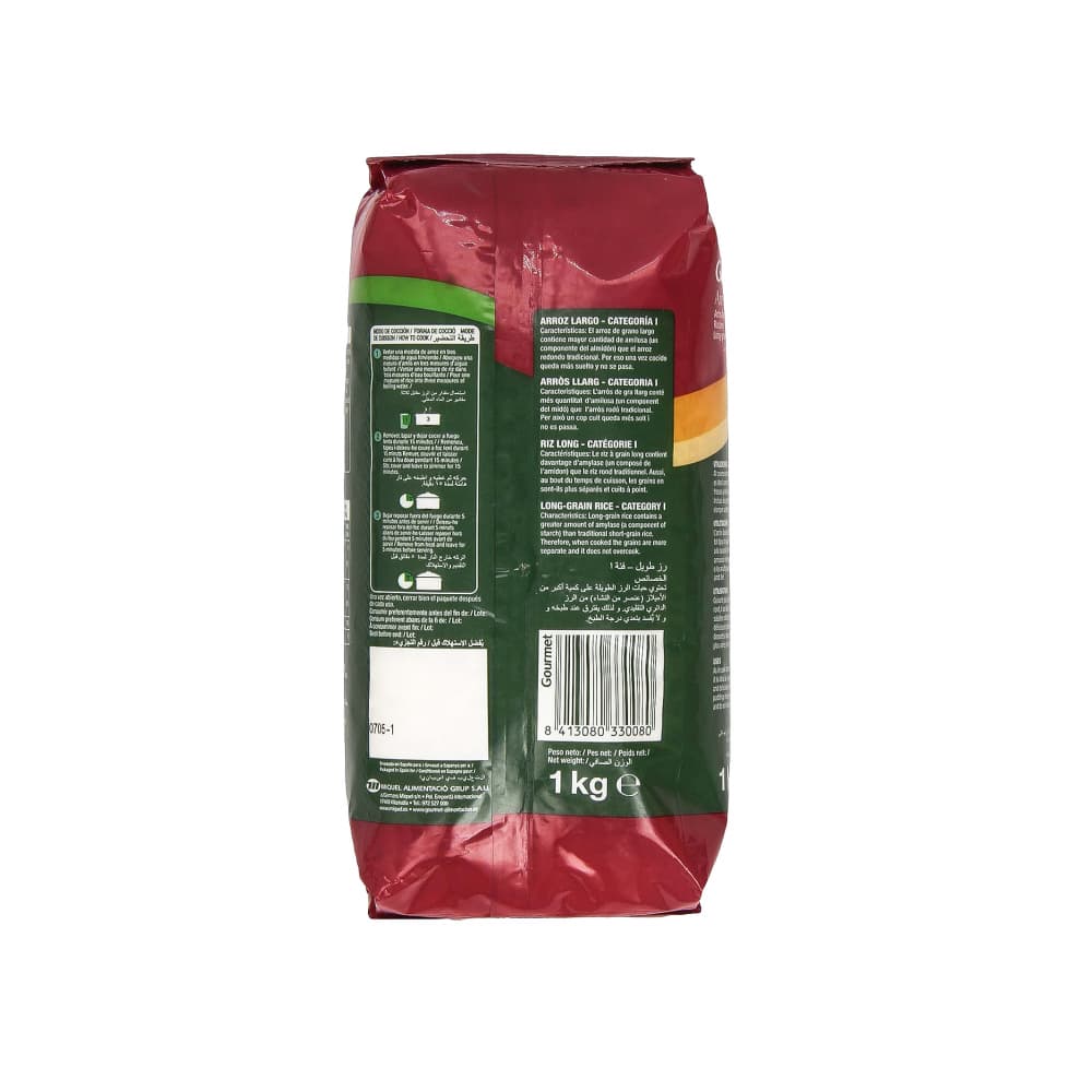 Arroz largo Gourmet (4 x 1 kg / 2.2 lb) - Miniatura 2