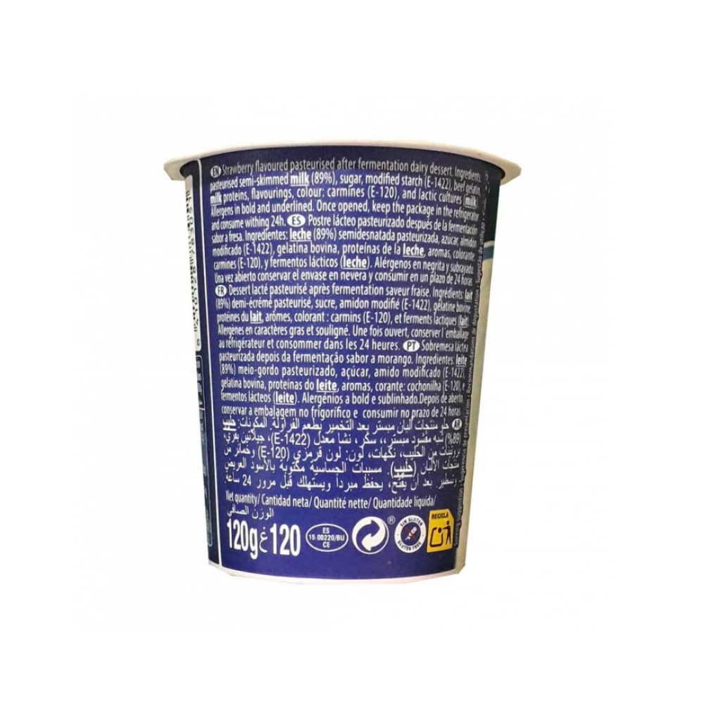 Yogurt sabor fresa Original PMI (4 x 120 g / 4.23 oz) - Miniatura 3