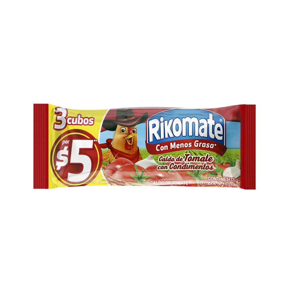 Caldo de tomate con condimentos Rikomate (33 g / 1.16 oz) - Imagen 1