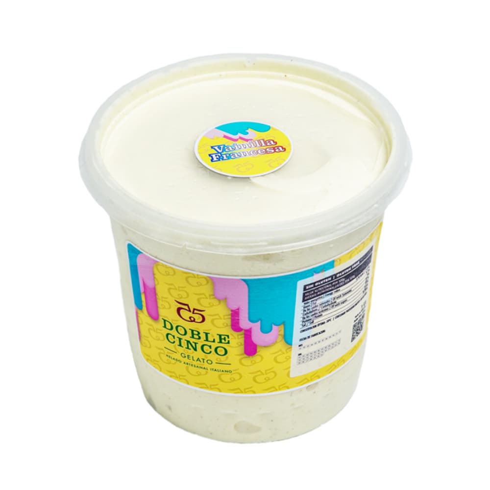 Helado artesanal italiano -gelato- vainilla francesa (1 L) - Miniatura 1