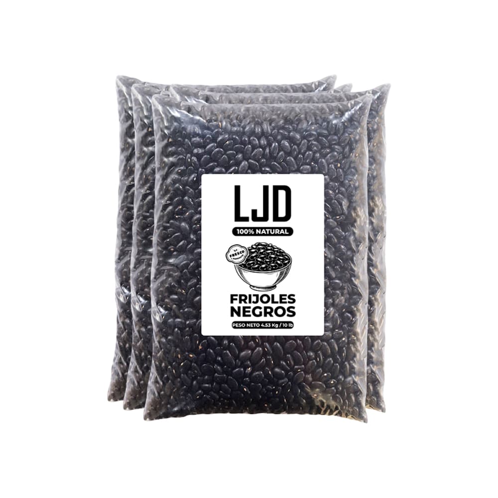 Frijoles negros LJD (4 x 4.53 kg / 10 lb) - Imagen 1