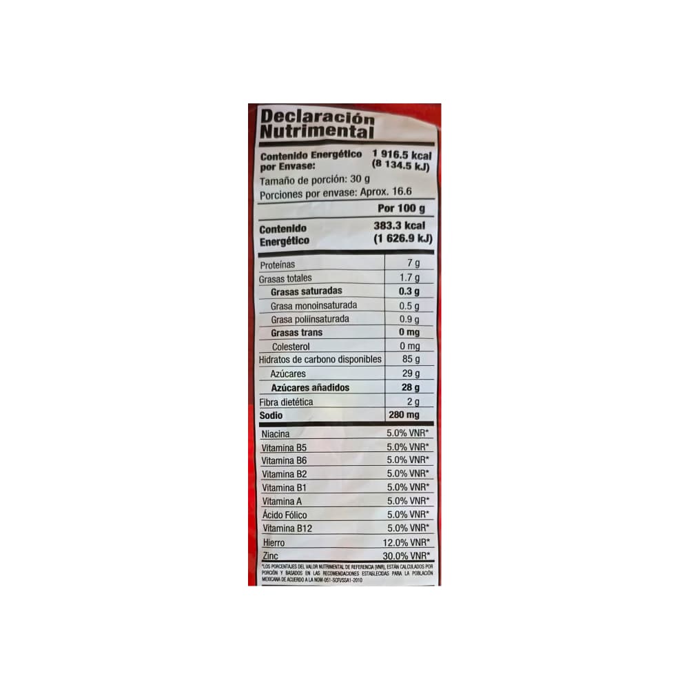 Cereal de aritos sabor a frutas La Cosecha Golden Foods (500 g / 1.10 lb) - Miniatura 3