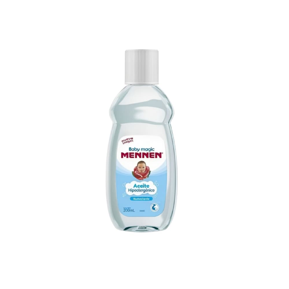 Aceite para bebés hipoalergénico Mennen (200 ml) - Imagen 1