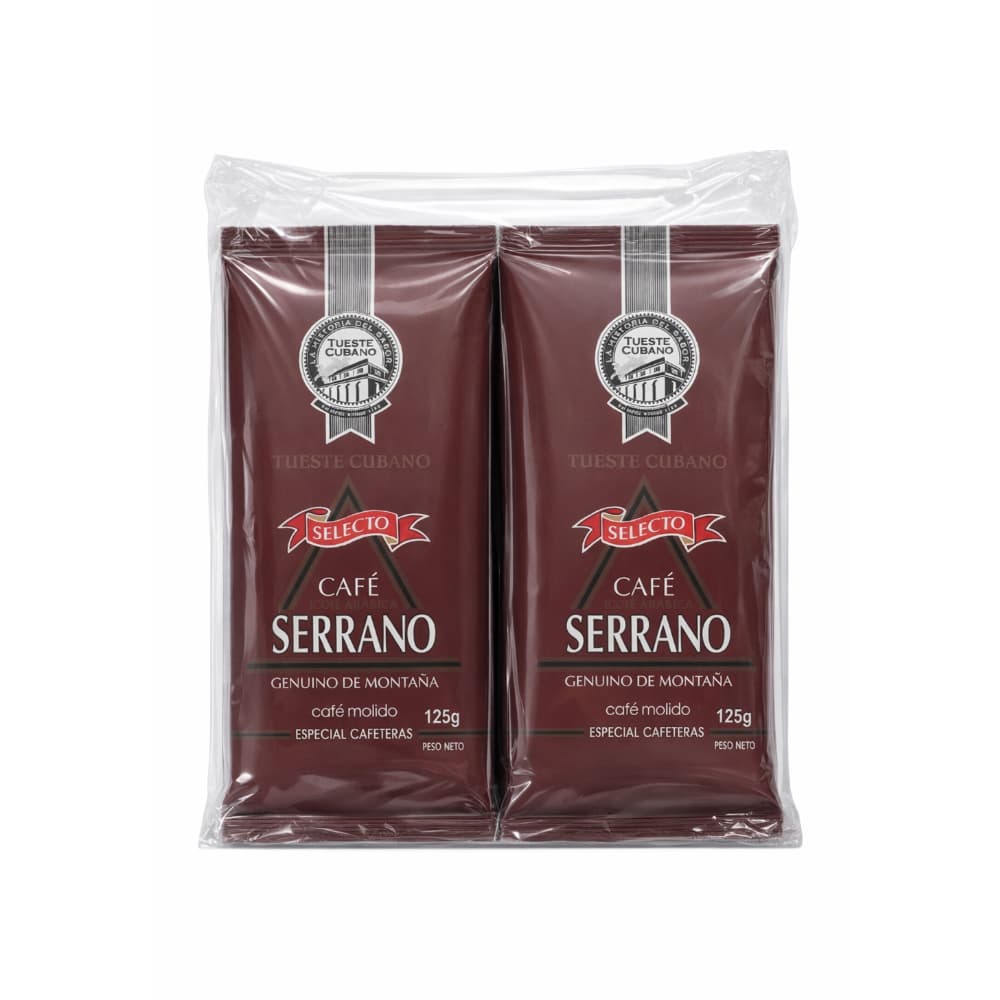 Café molido tueste cubano Serrano (2 x 125 g) - Miniatura 1