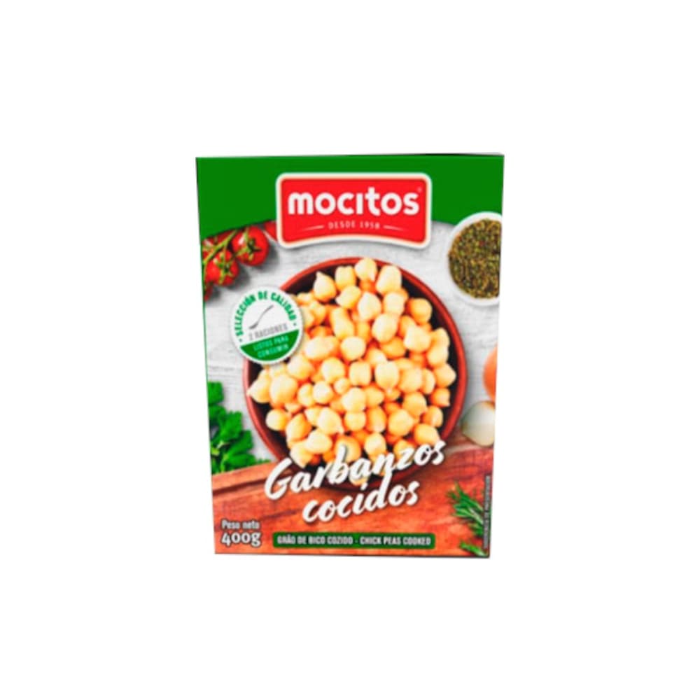 Garbanzos cocidos Mocitos (400 g / 14.1 oz) - Imagen 1