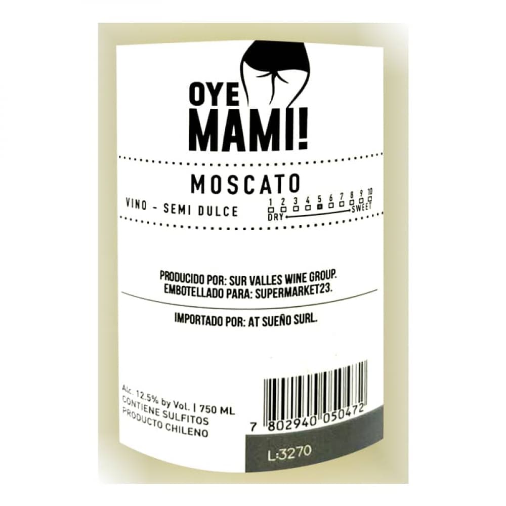 Vino semi-dulce Moscato Oye Mami (750 ml) - Miniatura 2